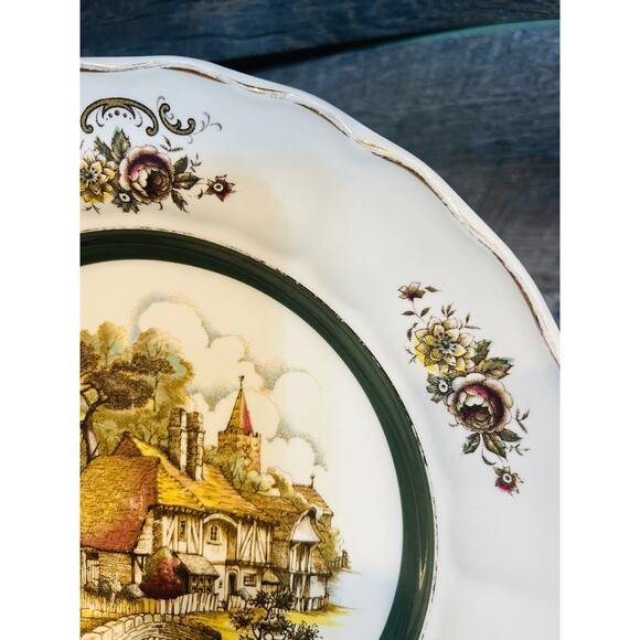 English Rural Scene Grindley Of Stoke Staffordshire England decorative plate 10” - Picture 5 of 9
